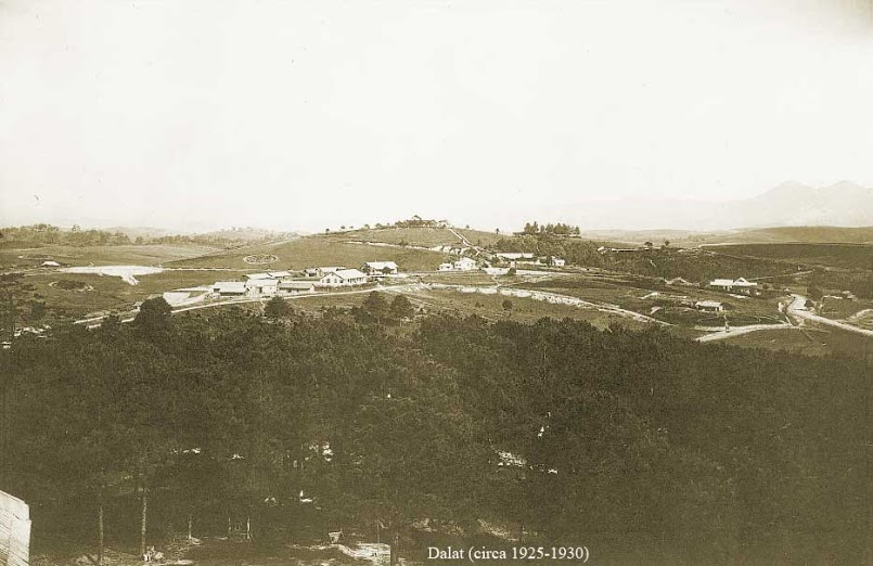 Dalat nhìn từ trên cao (ảnh được chụp trong khoảng thời gian từ 1925-1930)