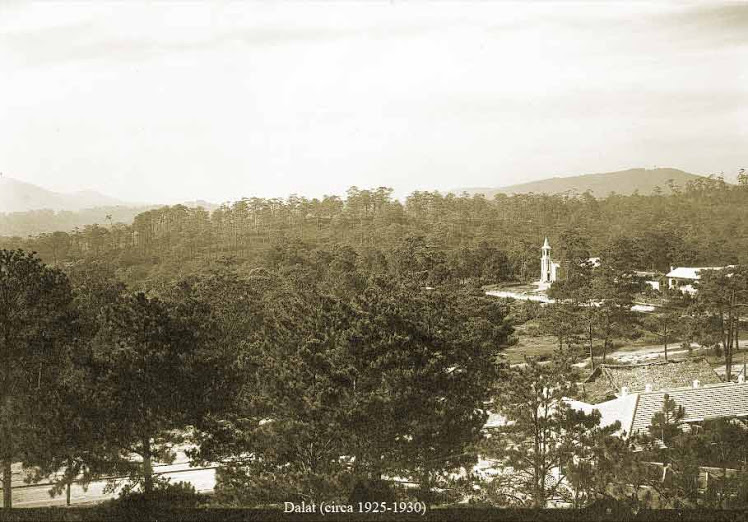 Dalat từ trên cao (ảnh chụp trong khoảng 1925-1930)