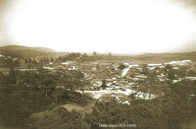 Dalat nhìn từ trên cao (ảnh chụp khoảng 1925-1930)