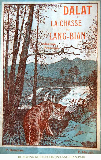 Bìa sách hướng dẫn săn bắn ở Langbian, 1920